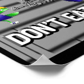 If You Dont Know It Dont Eat It  Poster (Hoek)