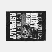 If You Don't Like Dirt Racing - Sprint Car Dirt Tr Fleece Deken (Voorkant (Horizontaal))