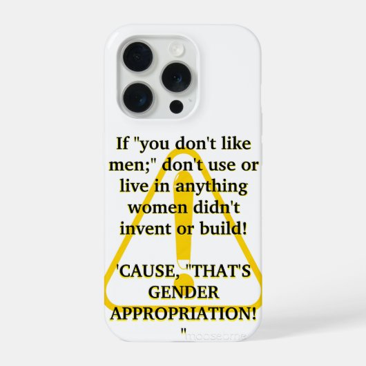 If "you don't like men;" iPhone hoesje (Achterkant)