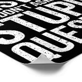 If You Dont Want A Sarcastic Answer Dont Ask Me  Poster (Hoek)