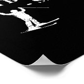 If You Fall I Will Be There - Slope Skiing Vacatio Poster (Hoek)