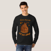 If You Love Me Let Me Sleep Cute Sleeping Squirrel T-shirt (Voorkant volledig)