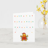 If You Need Me, I'll Be Wrapped In Christmas Light Kaart (Gele Bloem)