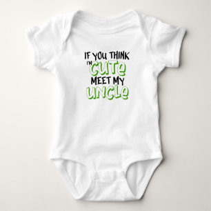 if you think i'm cute meet my uncle romper