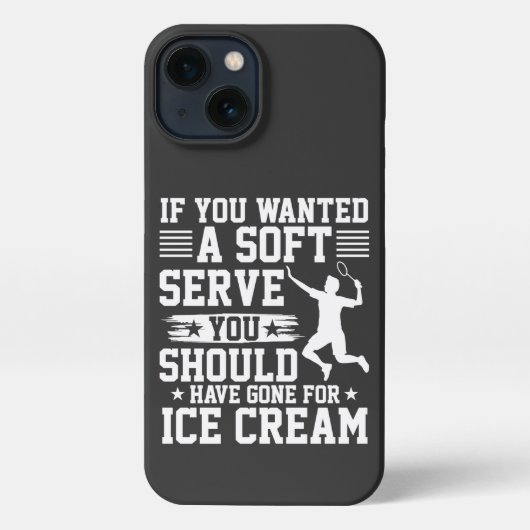 If You Wanted A Soft Serve Tennis iPhone Hoesje (Achterkant)