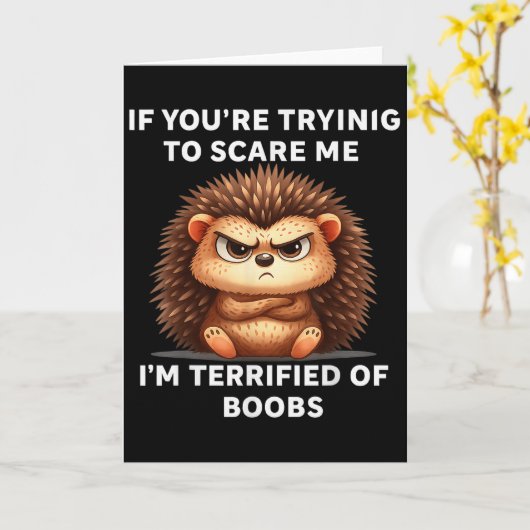 If You're Trying E Me I'm Terrified S  Kaart (Gele Bloem)