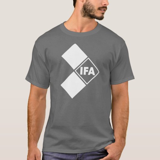 IFA  Industrieverband Fahrzeugbau der DDR T-shirt (Voorkant)
