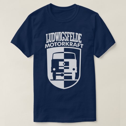 IFA Ludwigsfelde Motor Power Coat of Arms White T-shirt (Design voorkant)