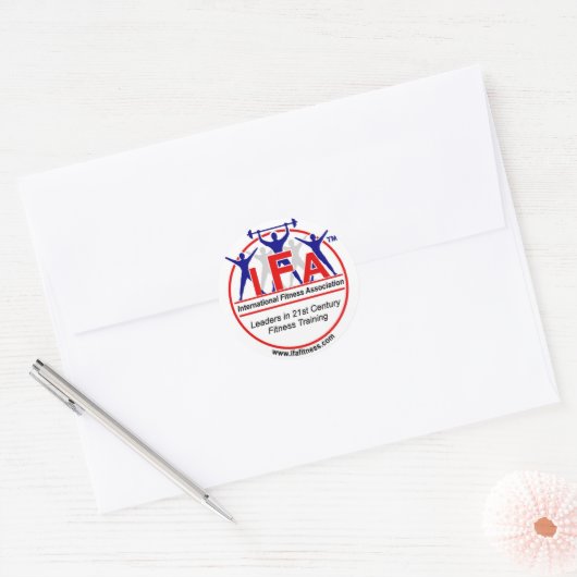 IFA Round Sticker (Envelop)