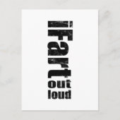 iFart uit het Luide Landschap van de Was Briefkaart (Voorkant)