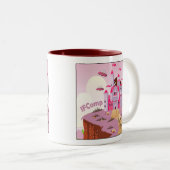 IFComp 2020 Tweekleurige Koffiemok (Voorkant rechts)