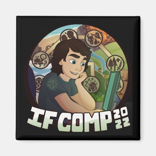 IFComp 2022 Magnet (Voorkant)