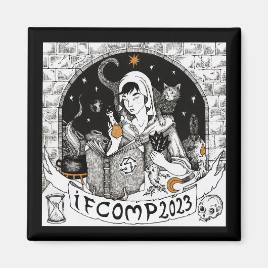 IFComp 2023 Magneet (Voorkant)