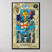Ifdawn DeepDream Tarot Key 20 ~ Arrest Poster (Voorkant)