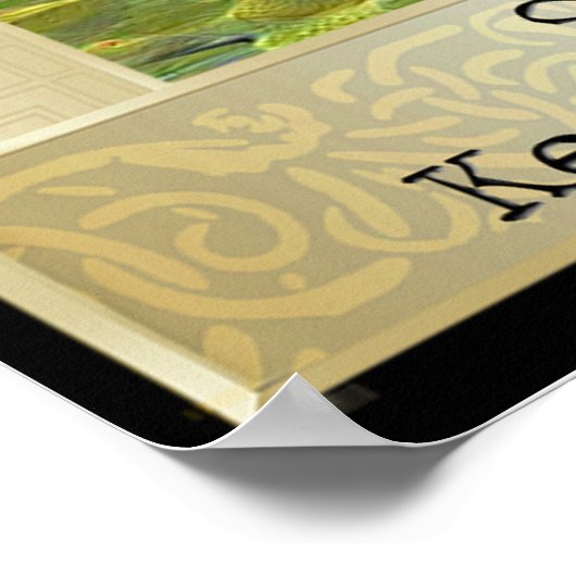 Ifdawn DeepDream Tarot Key 8 ~ Sterkte Poster (Hoek)