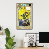 Ifdawn Deepdroom Tarot Key 0 ~ The Fool Poster (Thuiskantoor)