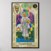 Ifdawn Deepdroom Tarot Key 14 ~ Temperance Poster (Voorkant)