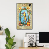 Ifdawn Deepdroom Tarot Key 21 ~ The World Poster (Thuiskantoor)