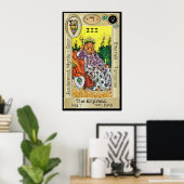 Ifdawn Deepdroom Tarot Key 3 ~ The Empress Poster (Thuiskantoor)
