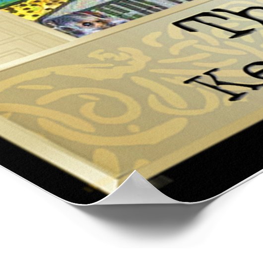 Ifdawn Deepdroom Tarot Key 4 ~ De keizer Poster (Hoek)