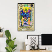 Ifdawn Deepdroom Tarot Key 6 ~ The Lovers Poster (Thuiskantoor)