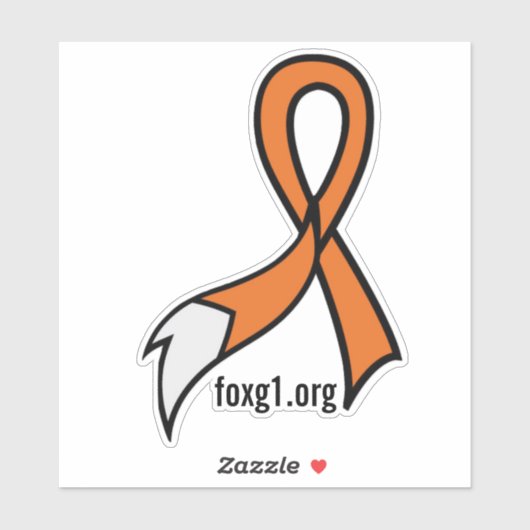 IFF Foxtail-bewustzijnslint Sticker (Vel)