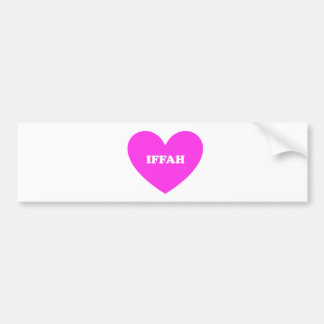 Iffah Bumpersticker