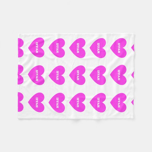 Iffah Fleece Deken (Voorkant (Horizontaal))