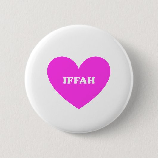 Iffah Ronde Button 5,7 Cm (Voorkant)
