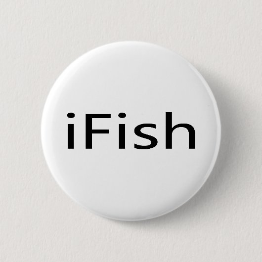 iFish Ronde Button 5,7 Cm (Voorkant)