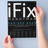 iFix. Klusbedrijf Aanpasbaar Flyer (Hand)