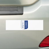 IFOR Bosnië Bumpersticker (Op auto)