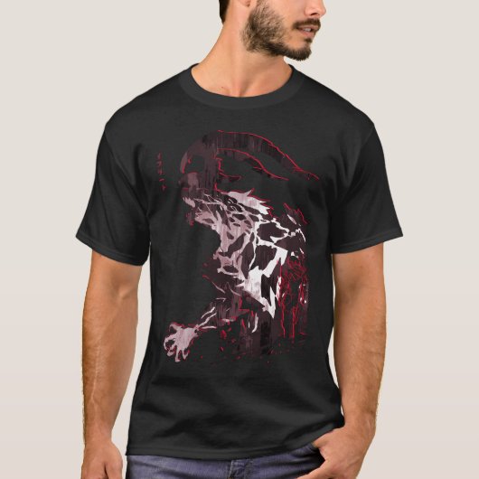 Ifrit Awakening Grey Ver.Fantasy XVI T-shirt (Voorkant)