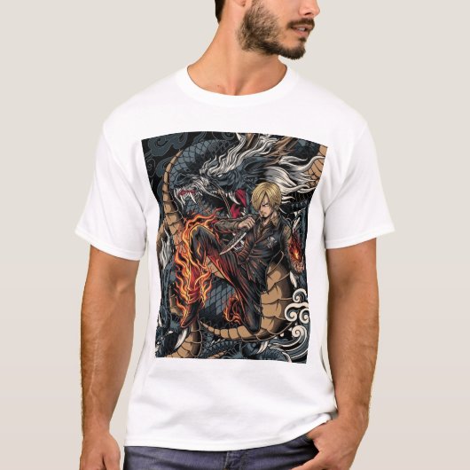 Ifrit Jambe: De Draak zijn Keuken T-shirt (Voorkant)