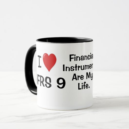 IFRS 7 en 9 Financiële instrumenten Quote Mok (Voorkant links)
