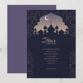 Iftar Avond Dinersfeest Kaart (Voorkant / Achterkant)