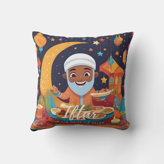 Iftar Dad Cushion Kussen (Achterkant)