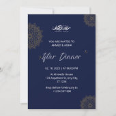 Iftar diner uitnodiging ramadan marine (Voorkant)