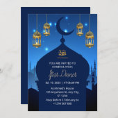 Iftar diner uitnodiging ramadan marine moskee (Voorkant / Achterkant)