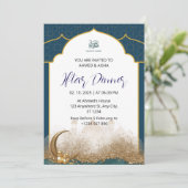 Iftar diner uitnodiging ramadan marine moskee (Staand voorkant)