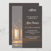 Iftar diner uitnodiging ramadan moskee (Voorkant / Achterkant)