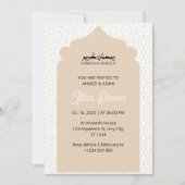 Iftar diner uitnodiging ramadan moskee (Voorkant)
