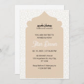 Iftar diner uitnodiging ramadan moskee (Voorkant / Achterkant)