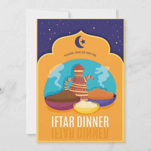 Iftar-dinerfeest Kaart (Voorkant)