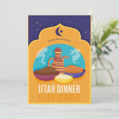 Iftar-dinerfeest Kaart (Staand voorkant)