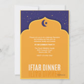 Iftar-dinerfeest Kaart (Achterkant)