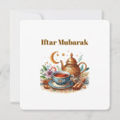 Iftar-dineruitnodigingen Feestdagenkaart (Voorkant)