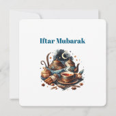 Iftar-dineruitnodigingen Feestdagenkaart (Voorkant)