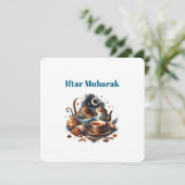 Iftar-dineruitnodigingen Feestdagenkaart (Staand voorkant)