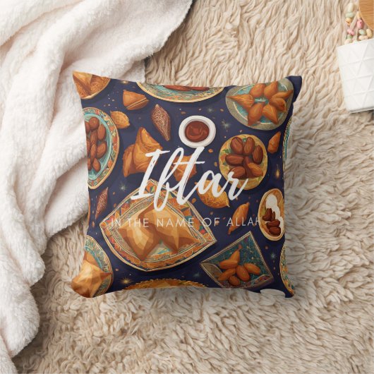 iftar food design kussen (Deken)